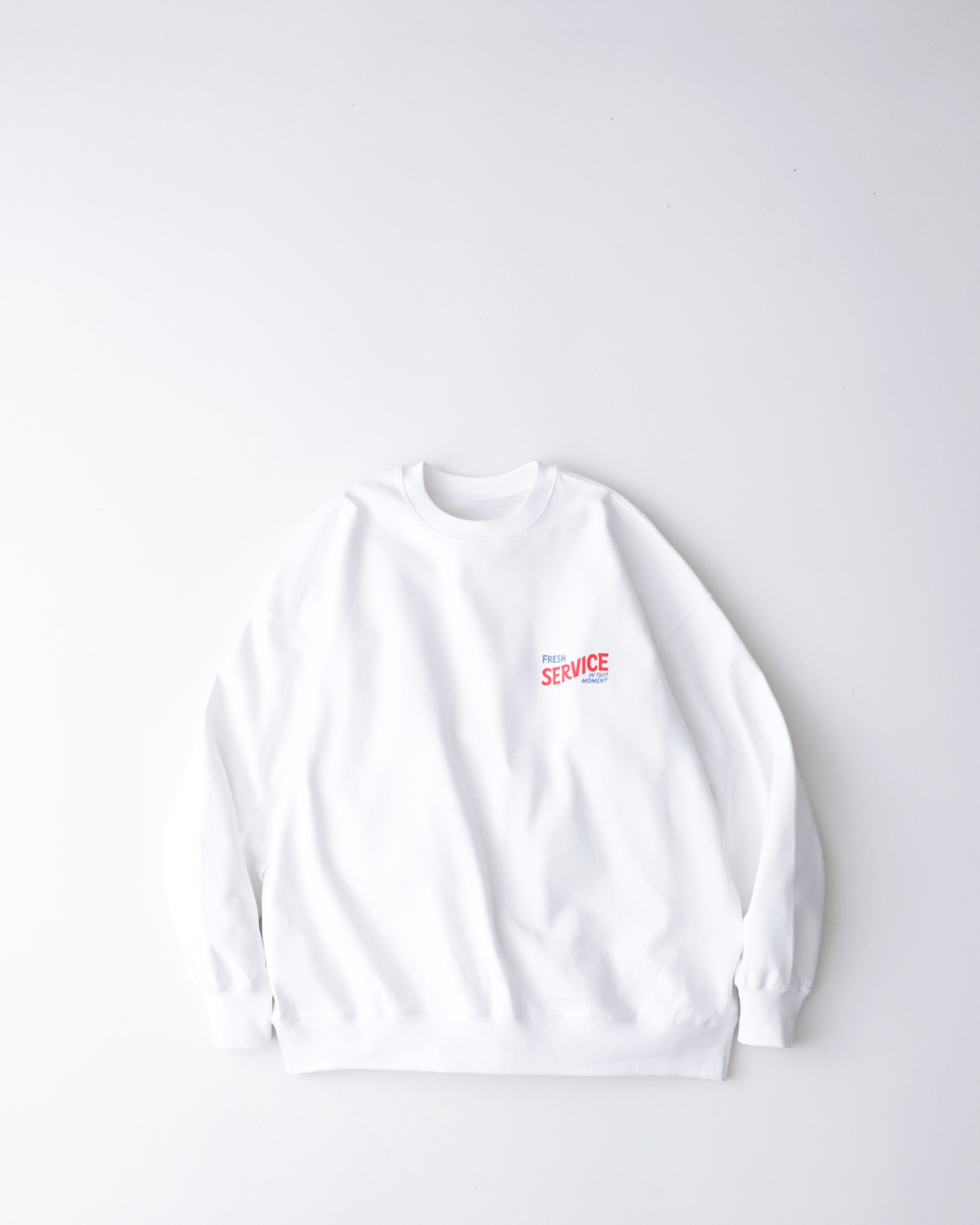 CORPORATE PRINTED CREW NECK SWEAT ”All Day All Night”