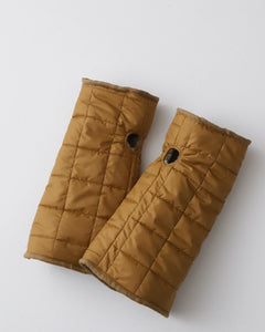 BOA QUILT HAND WARMER CAMEL REVERSIBLE