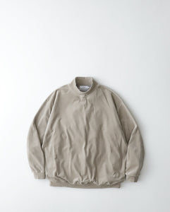 COMPACT VELOUR MOCK NECK