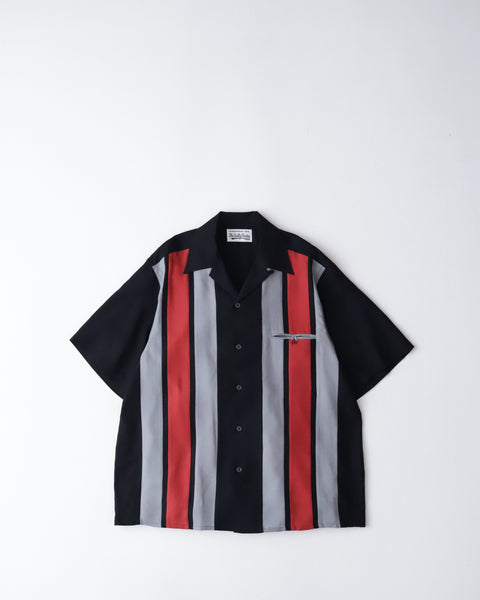 WACKO MARIAワコマリアSWITCHING 50'Sシャツ WACKO MARIA/SWITCHING 50'S OPEN COLLAR SHIRT（BLACK