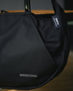 BRIEFINGS SLING BAG｜ESTER CORDURA DIA RIP × SUEDE NYLON ESTER