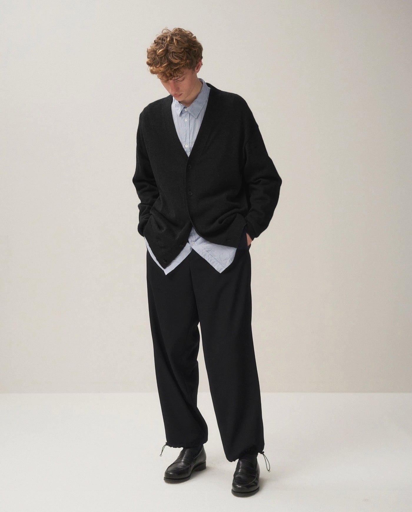 WOOL WASHI OVERSIZED CARDIGAN