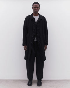 COMME des GARÇONS HOMME 黒コート S COMME des GARCONS HOMME ウールピーコート 黒 Sサイズ COMME des