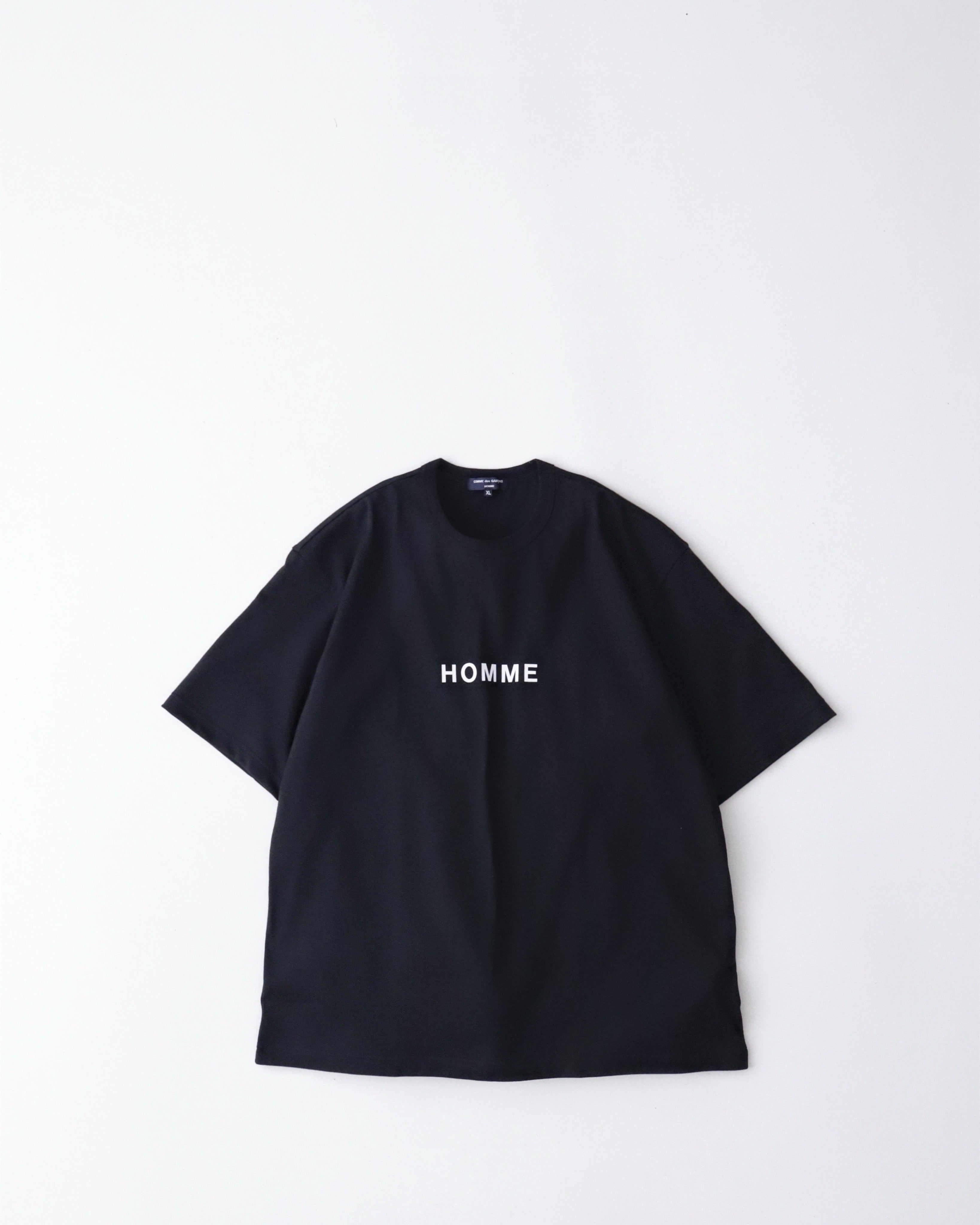 "HOMME"PRINT T-SHIRT