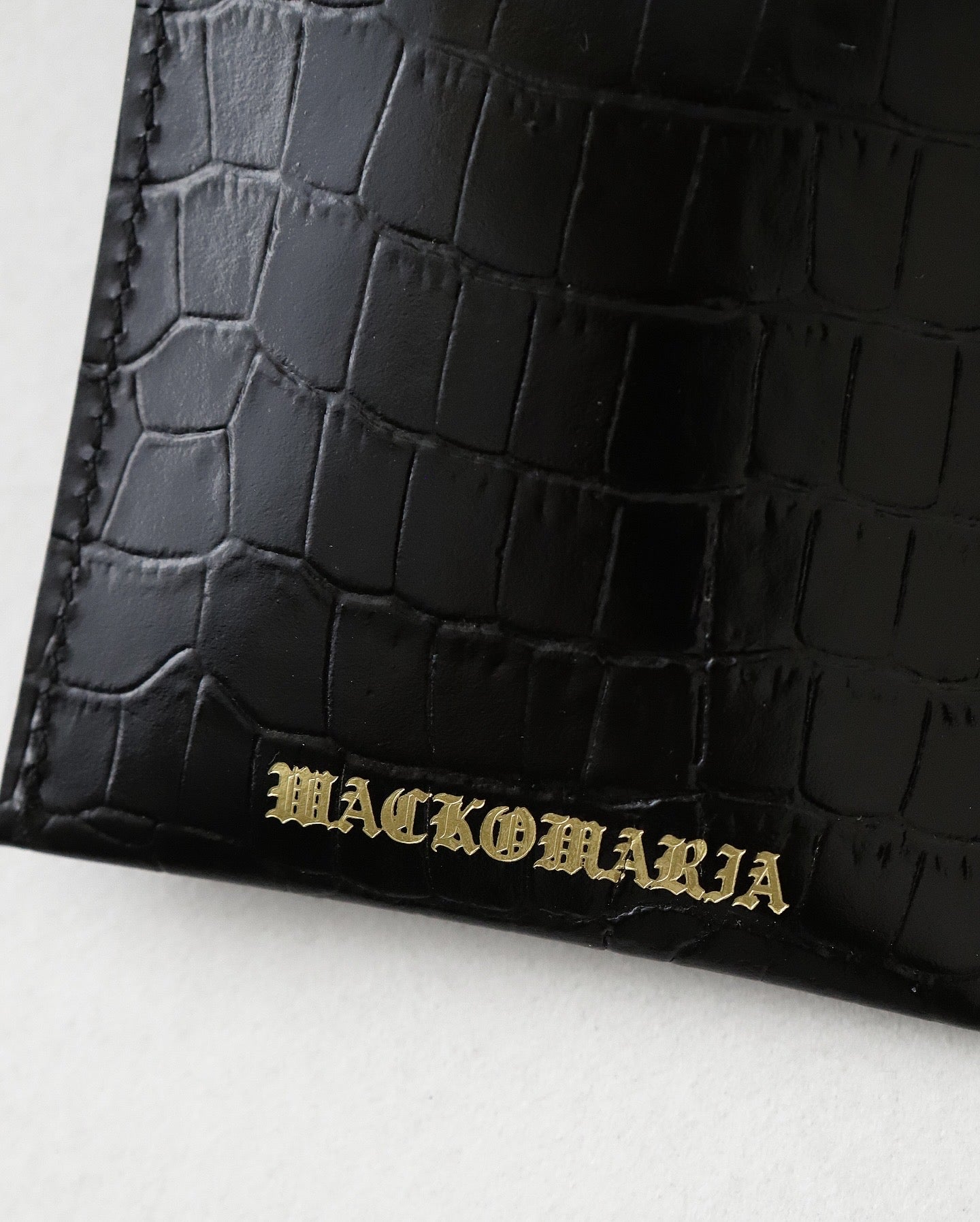 激レア♡ WACKO MARIA ワコマリア クロコ型押し ケース 激レア♡ WACKO MARIA ワコマリア クロコ型押し コインケース