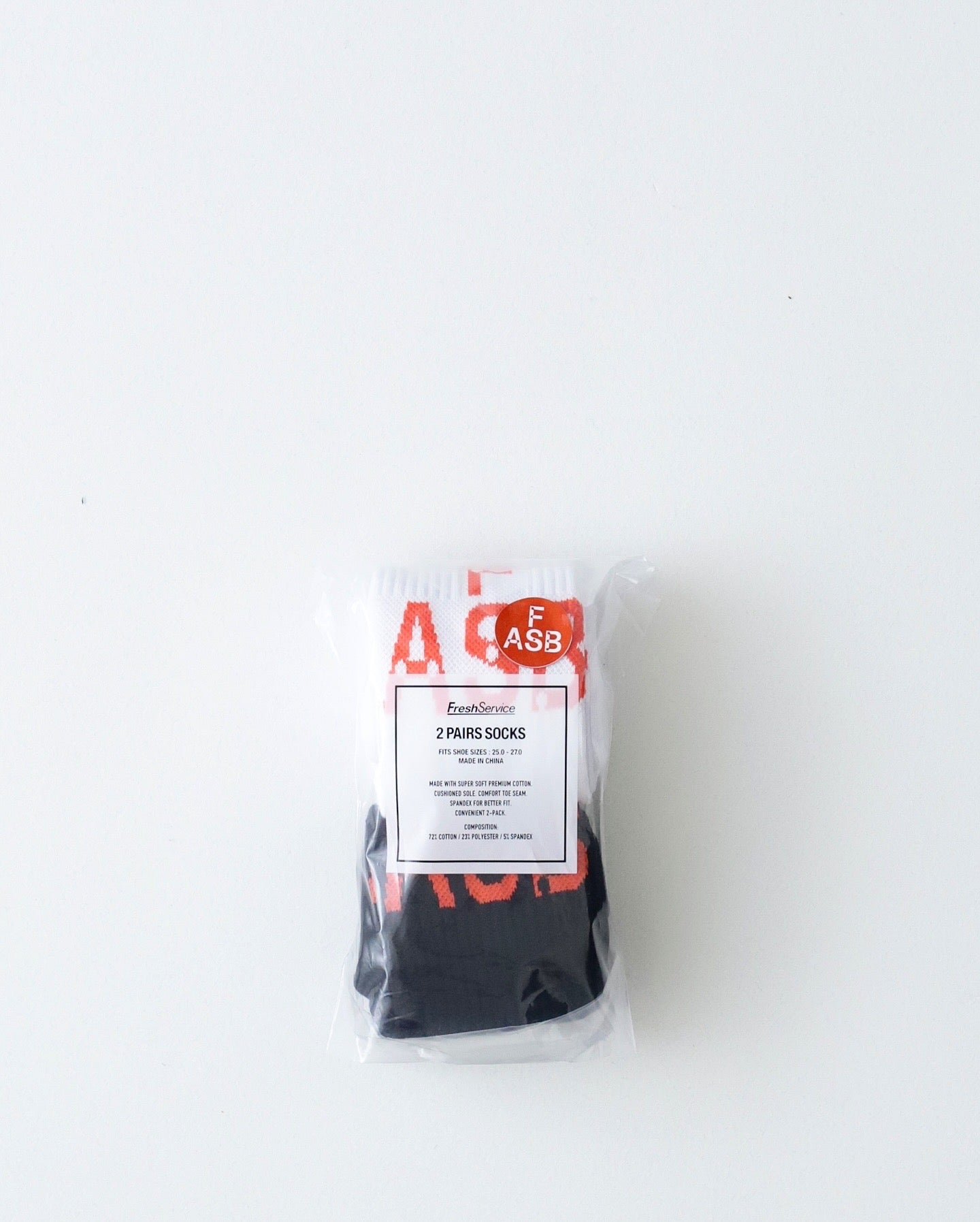 AS×FS 2-PACK SOCKS