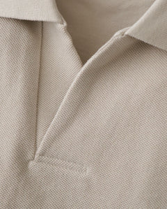COTTON PIQUE JERSEY S/S SKIPPER POLO