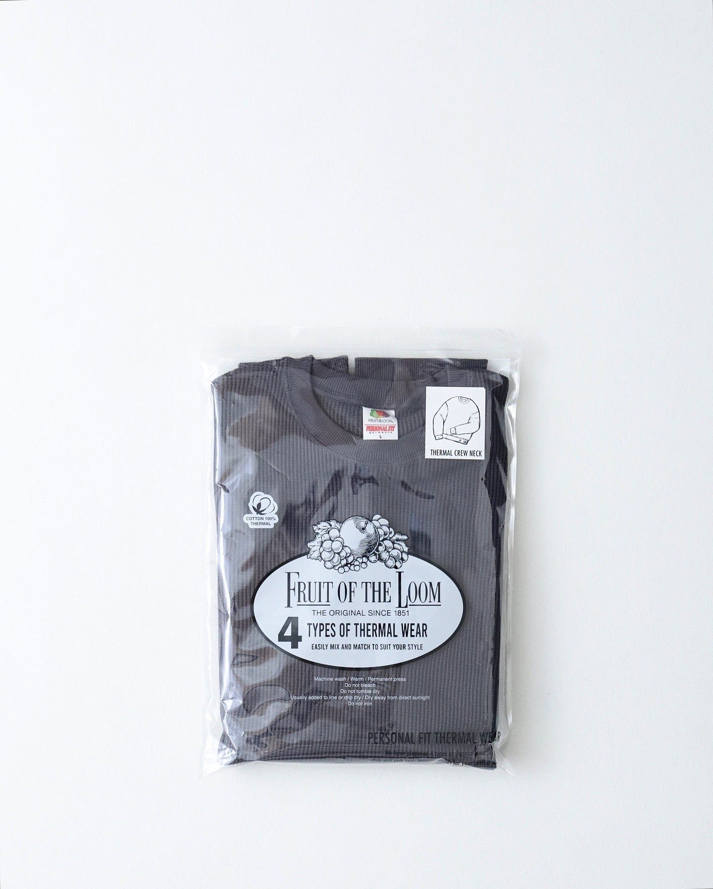 THERMAL CREW NECK｜Fruit of the Loom × 金子恵治