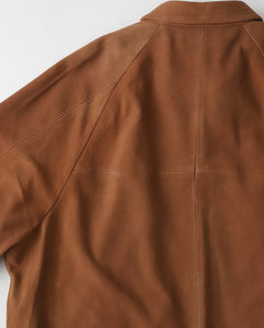 GOAT SUEDE ZIP UP BLOUSON