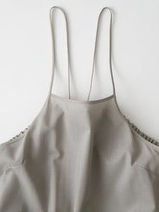 TECHNO WOOL TROPICAL SLIP DRESS（WOMEN）