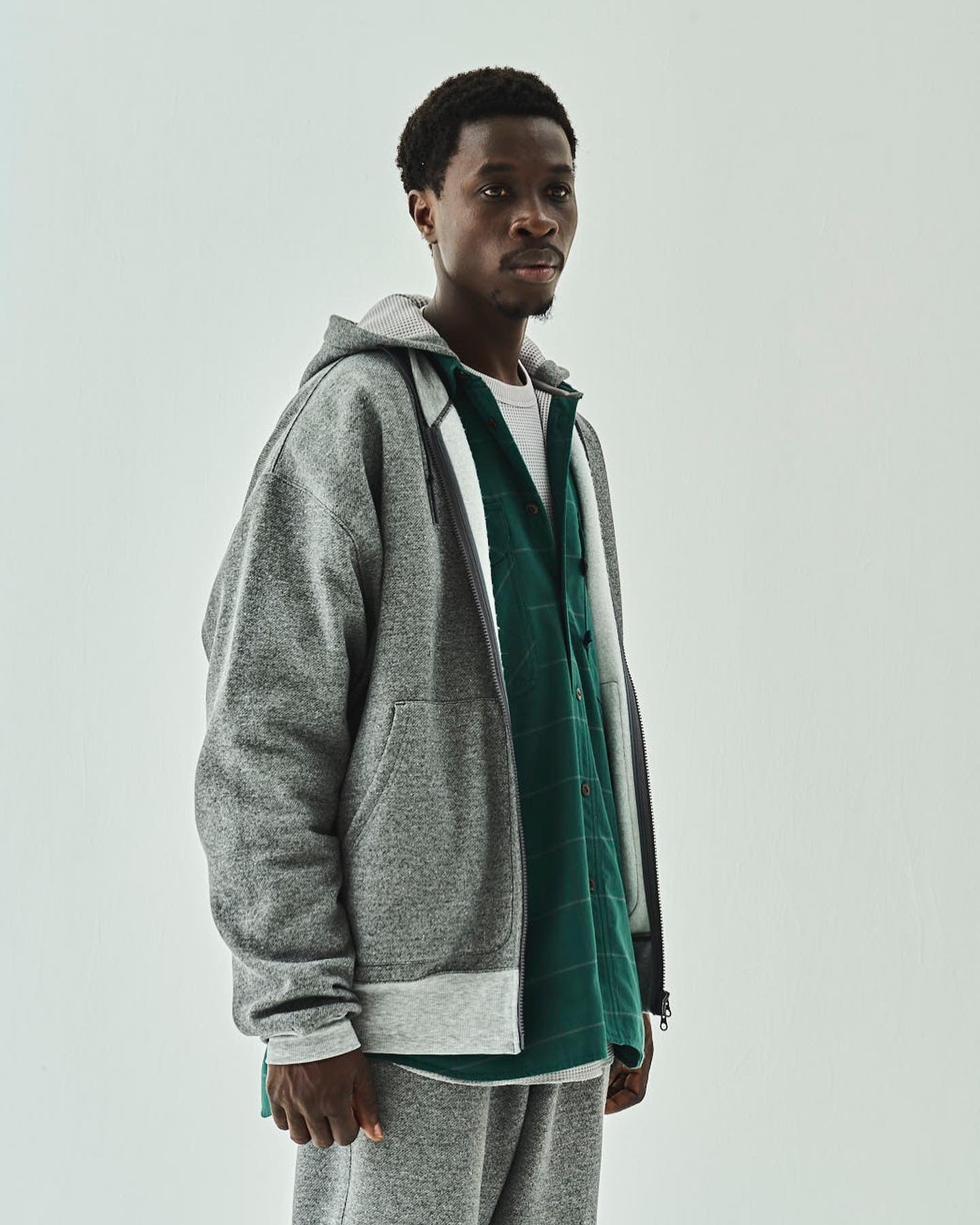 TECH HOODED WORK SHIRTS