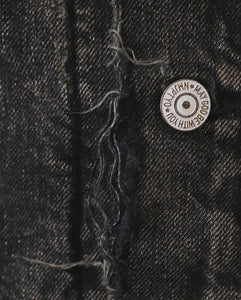 NEW MANUAL BLACK DENIM TRACKER JACKET