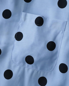DOTS OPEN COLLAR SHIRT