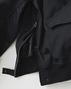 POLYESTER WOOL RIPSTOP BLOUSON
