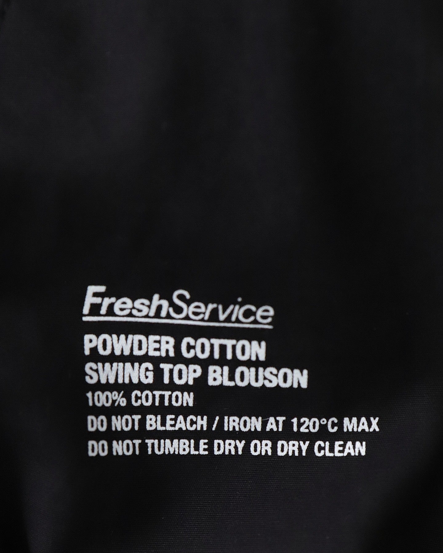 POWDER COTTON SWING TOP BLOUSON