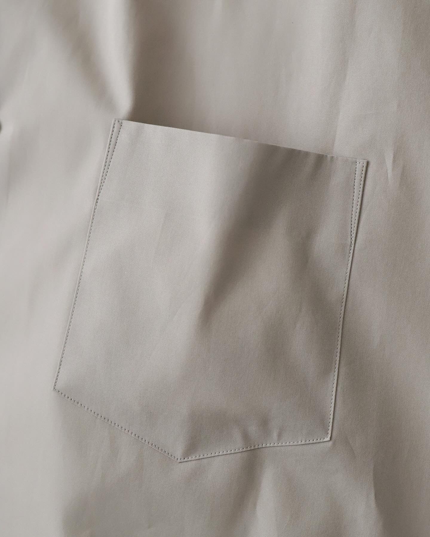 ALUMO for GP L/S OVERSIZED REGULAR COLLAR SHIRT