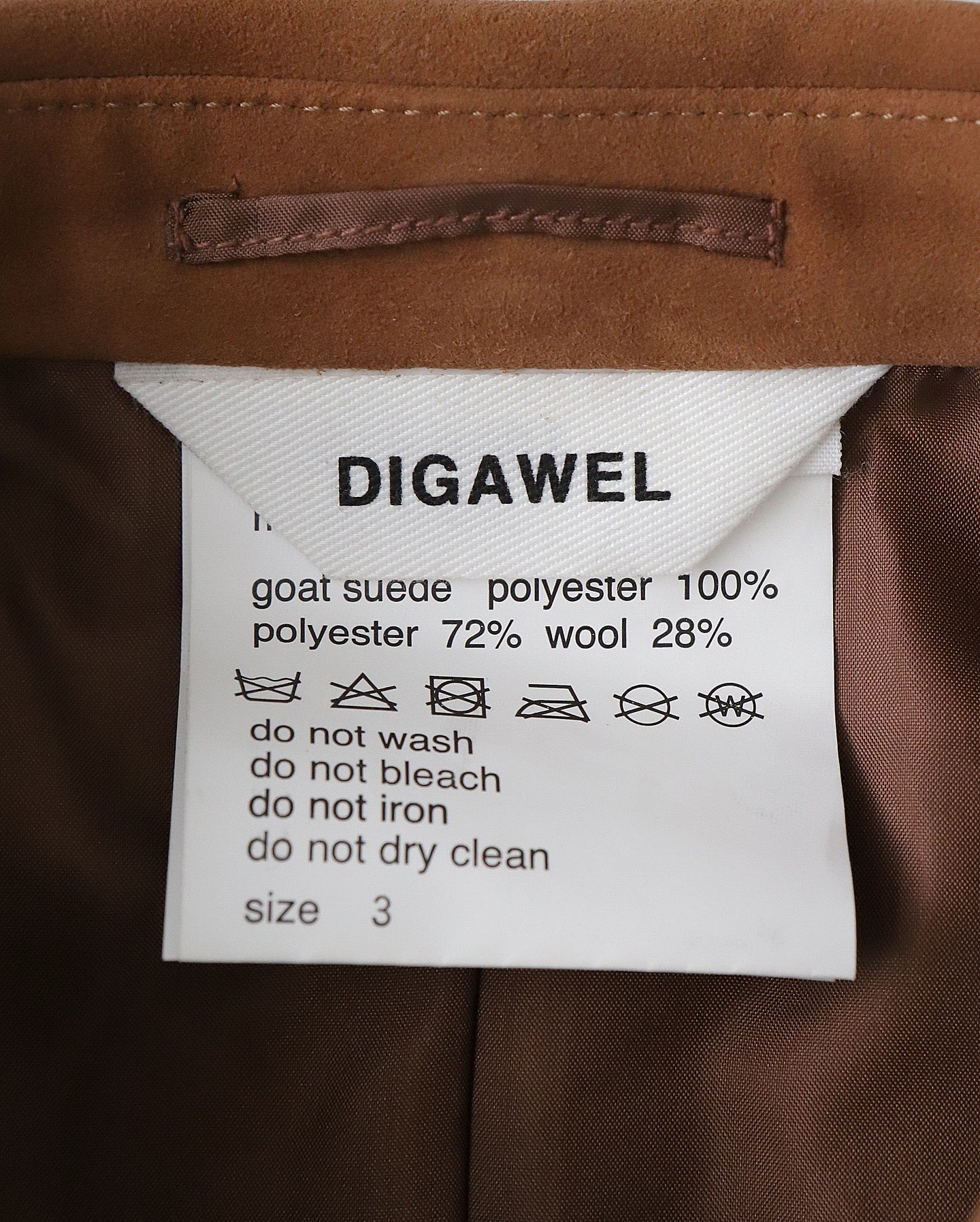 GOAT SUEDE ZIP UP BLOUSON