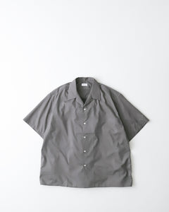 OPEN COLLAR SHORT SLEEVE SHIRT（COTTON RAYON）
