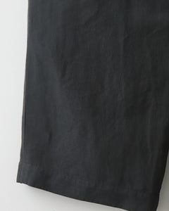 COTTON LINEN VOILE TWO TUCKED EASY PANTS
