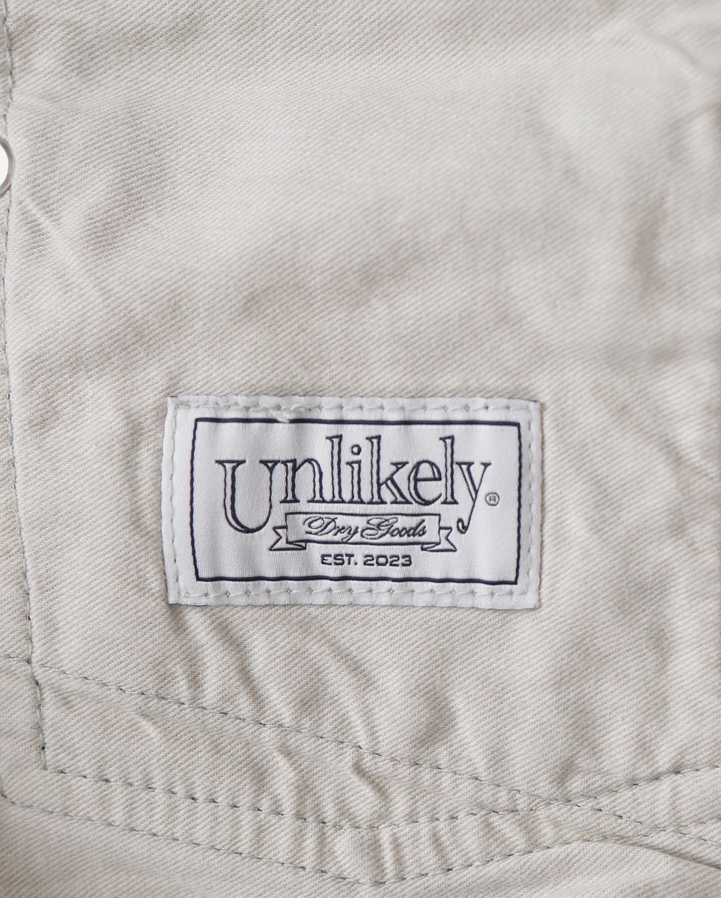 UNLIKELY TIME TRAVEL JEAN WIDE GRAY DENIM