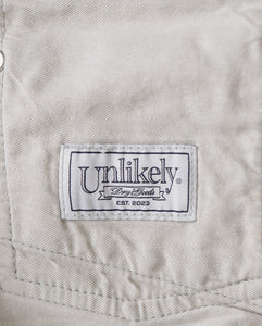 UNLIKELY TIME TRAVEL JEAN WIDE GRAY DENIM