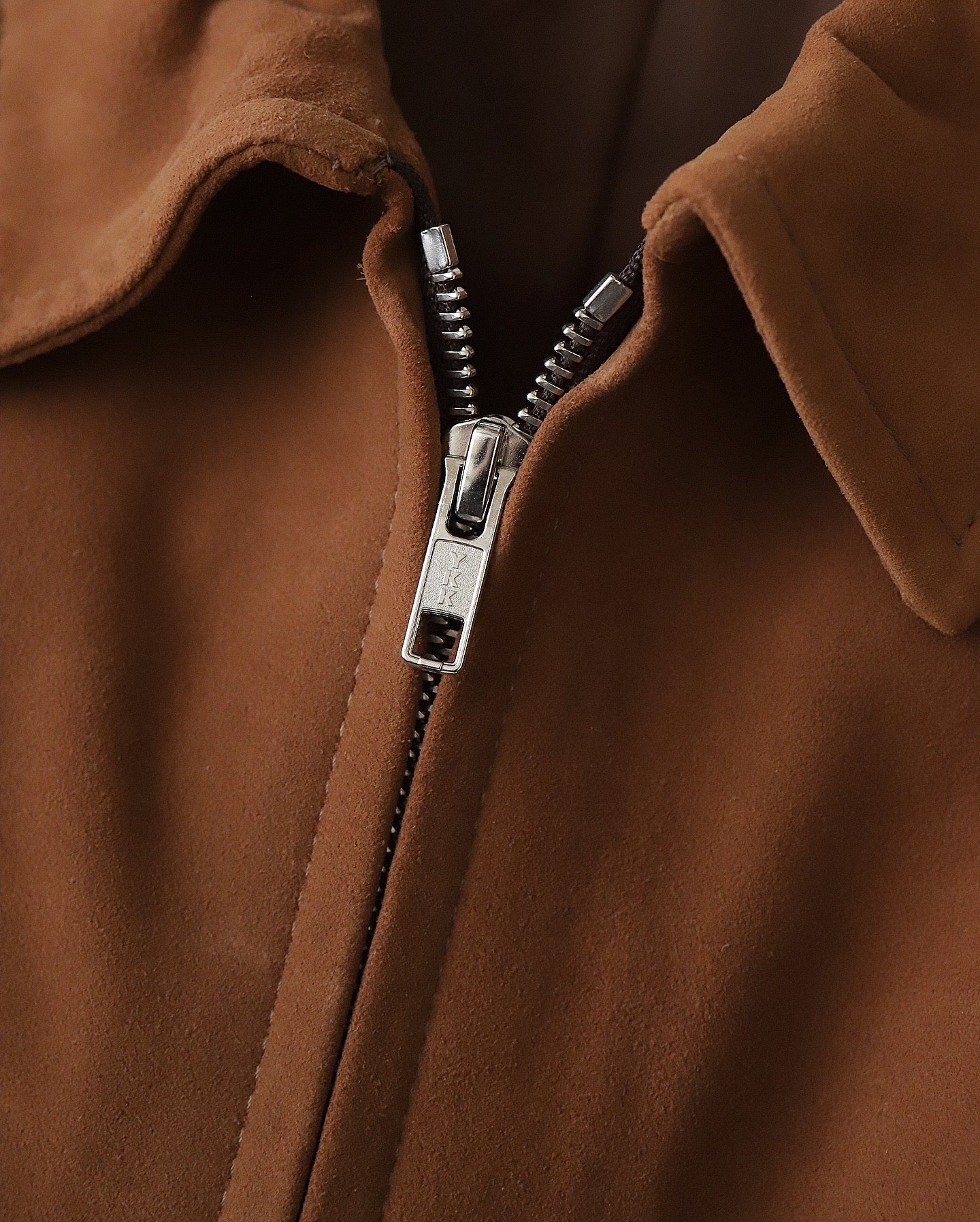 GOAT SUEDE ZIP UP BLOUSON