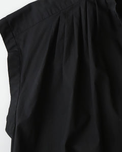 NATURAL DYED COTTON LAWN TUCKED DRESS（WOMEN）
