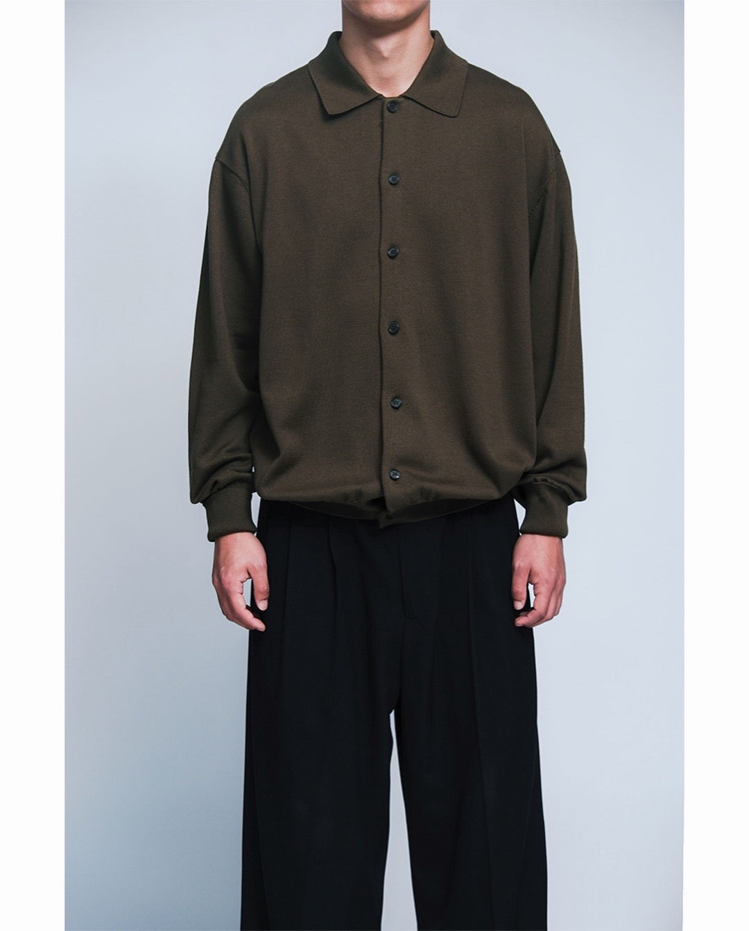 A.PRESSE COTTON KNIT POLO COLLAR CARDIGAN – NCNR ONLINE STORE