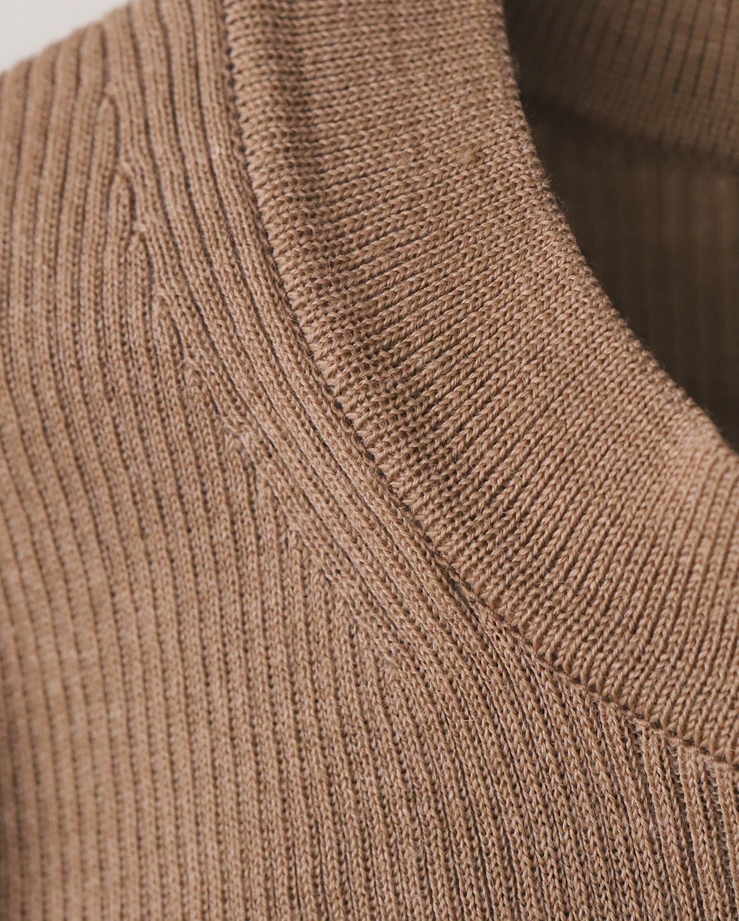 RAMIE WOOL RIB｜RIB MOCKNECK SWEATER（WOMEN）