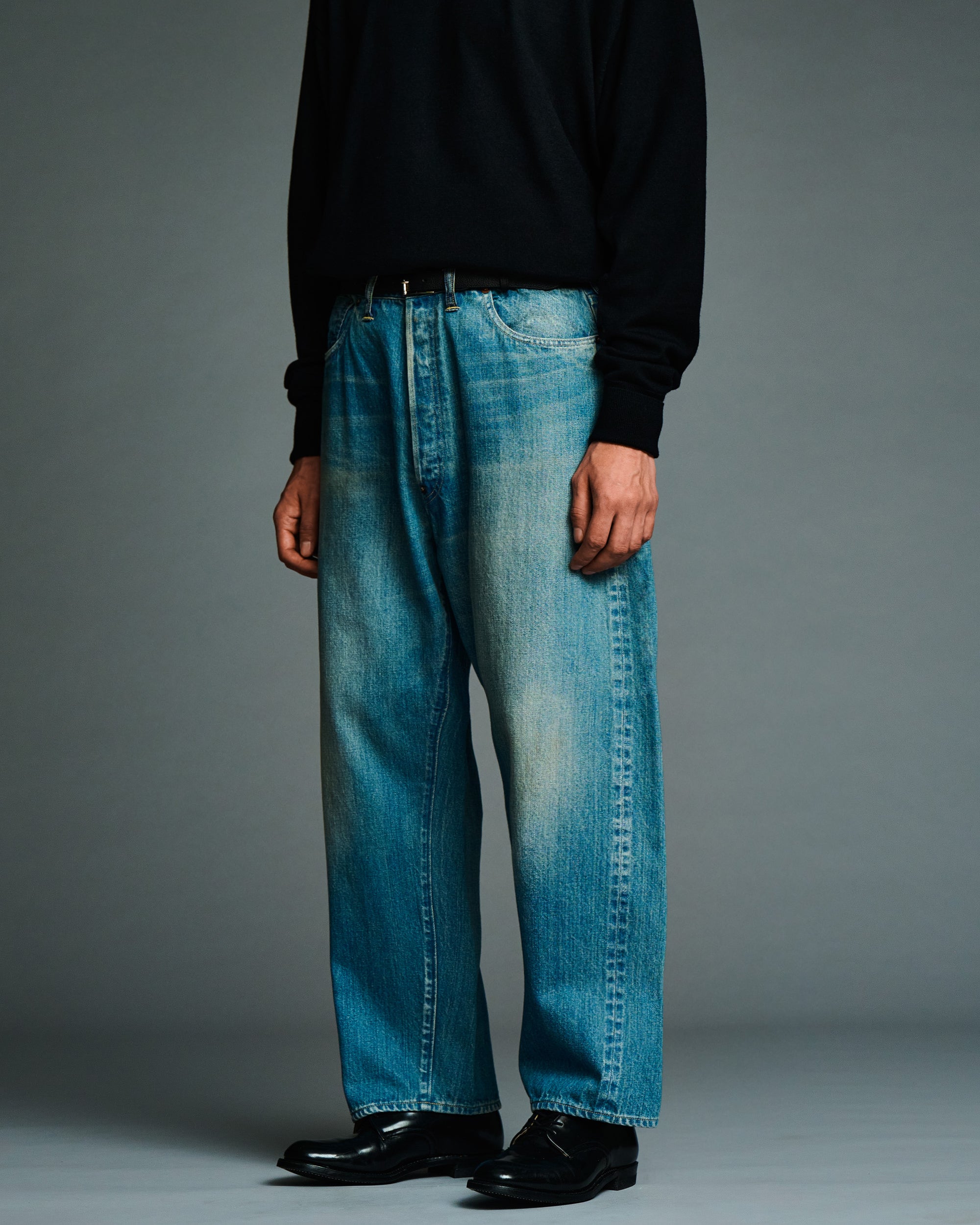 A.PRESSE NO.22 WASHED WIDE DENIM PANTS｜LENGTH 32 – NCNR ONLINE STORE