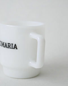 MILK GLASS MUG