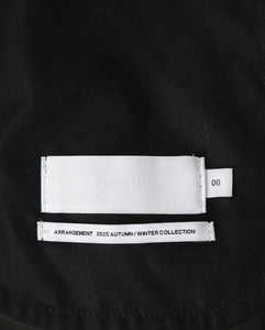 TECHNO WOOL NYLON TWO TUCK WIDE PANTS（WOMEN）