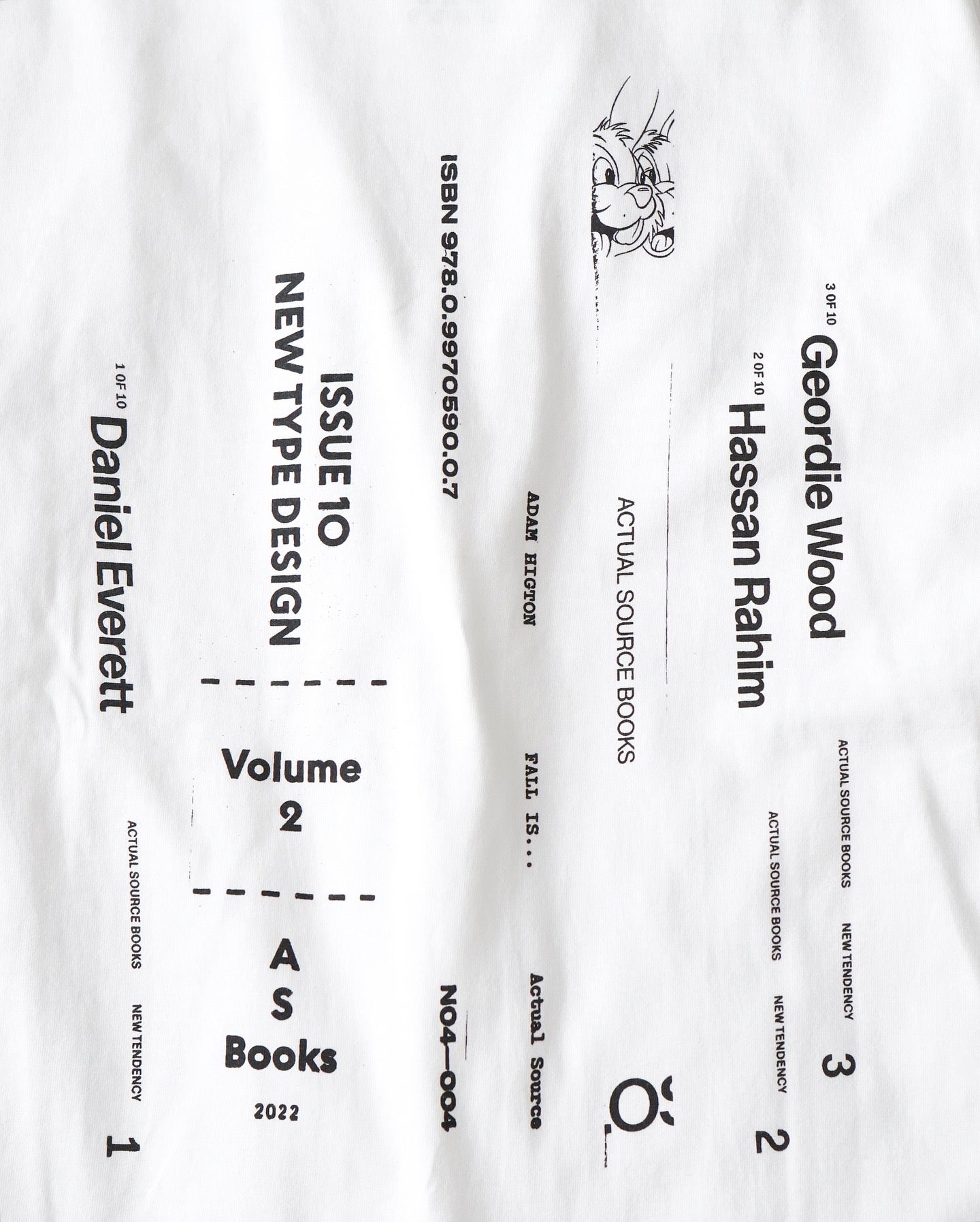 AS×FS CORPORATE S/S TEE “BOOK STACK”
