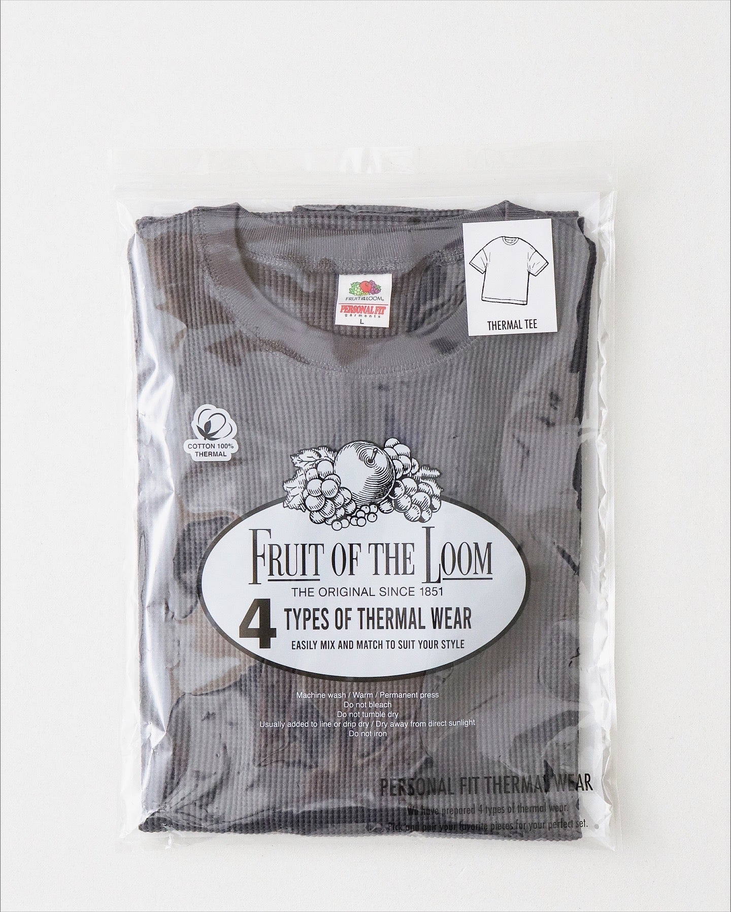 THERMAL TEE｜Fruit of the Loom × 金子恵治