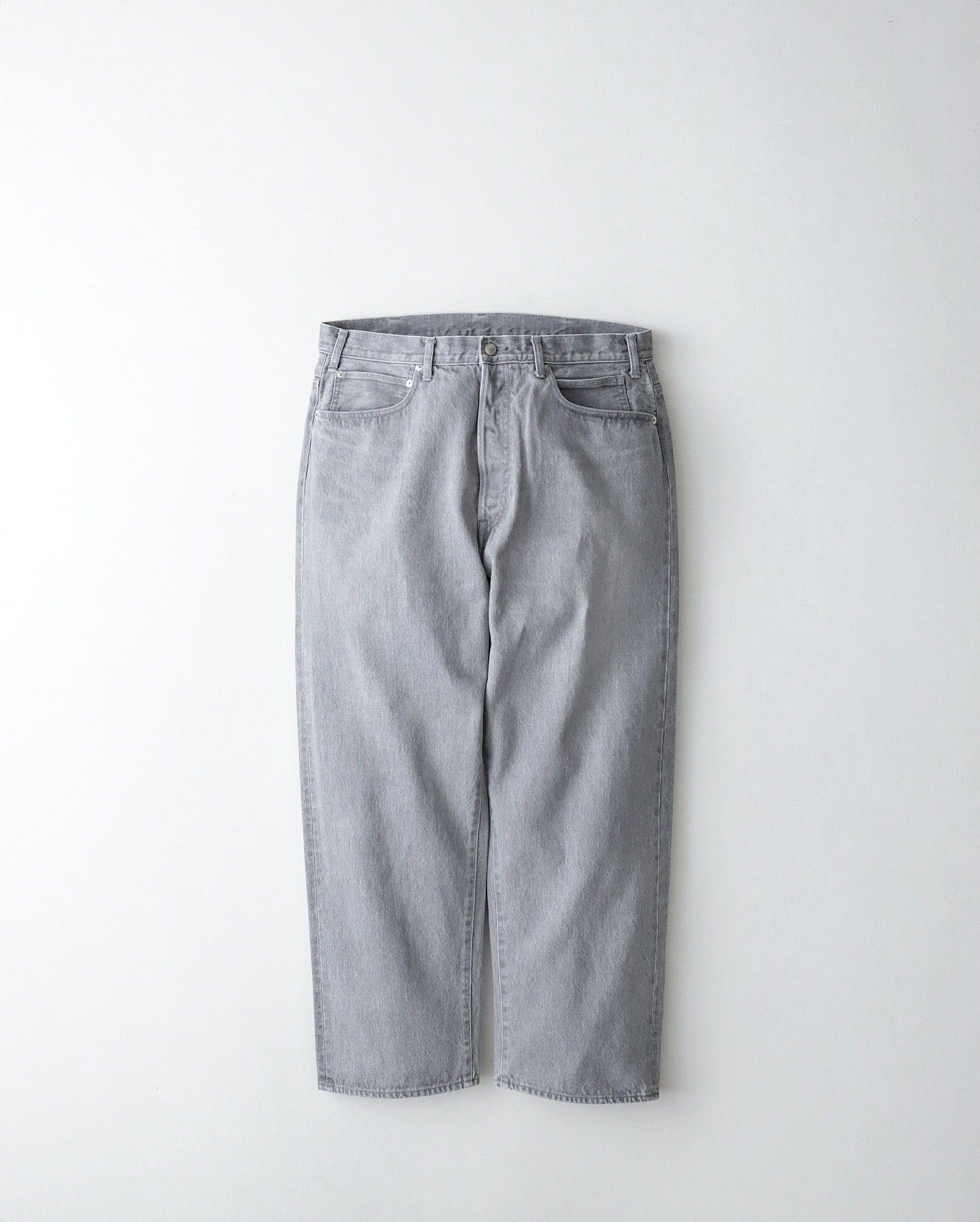 UNLIKELY TIME TRAVEL JEAN WIDE GRAY DENIM