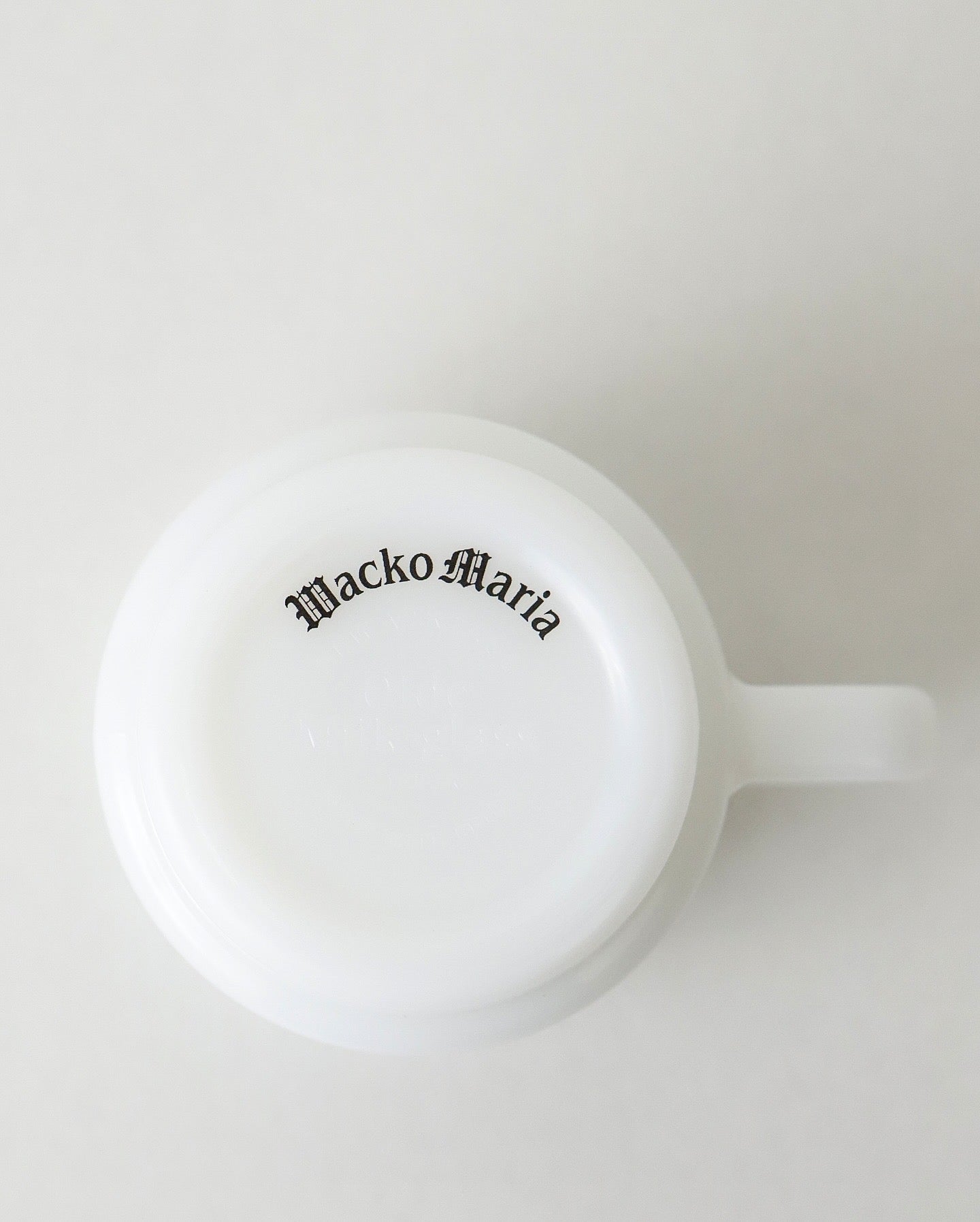 MILK GLASS MUG