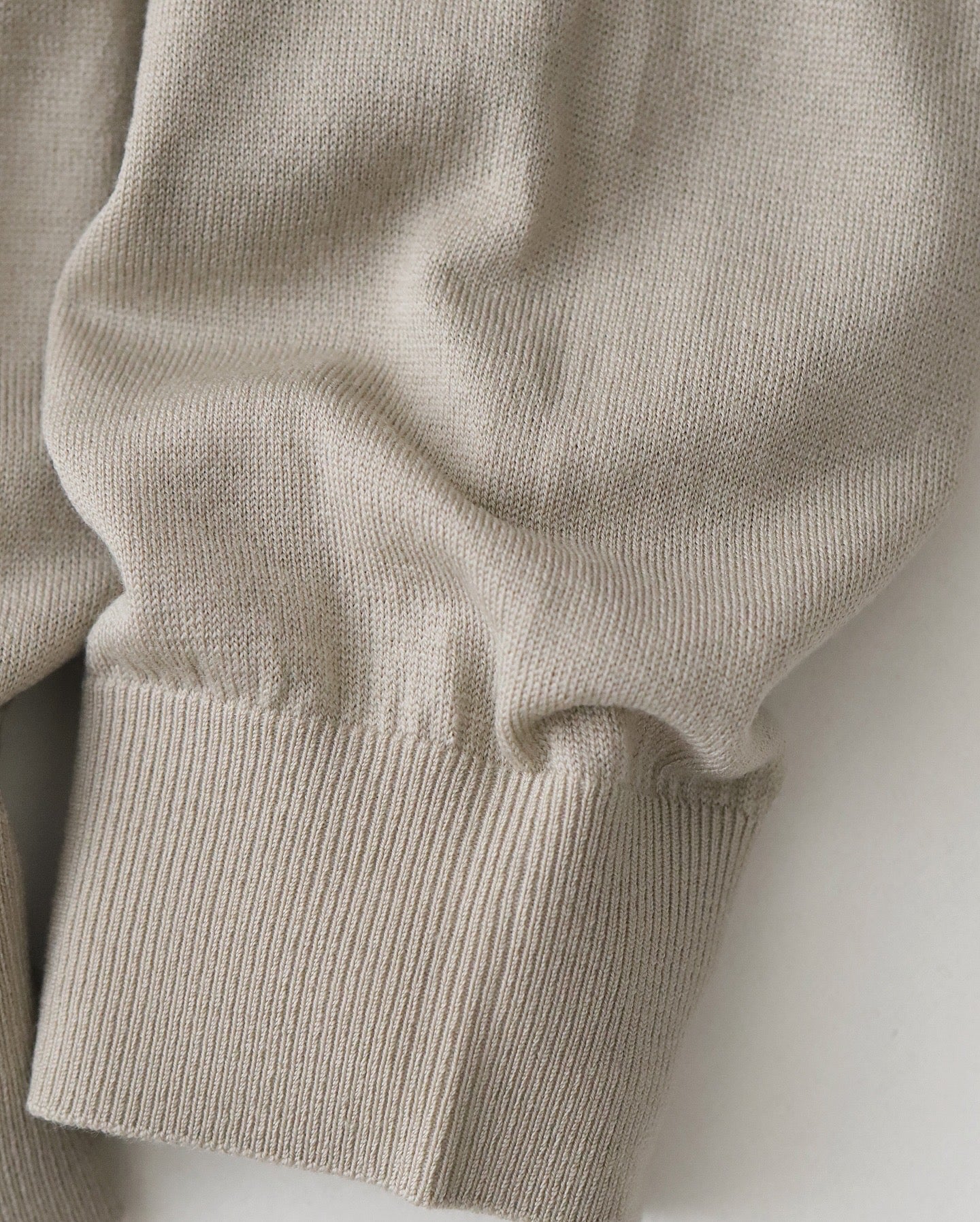 HIGH GAUGE L/S OVERSIZED CREW NECK KNIT
