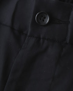 SILICON POPLIN TWO TUCK EASY PANTS