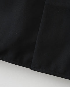 RE-ENGINEERED OVERSHIRT SHORT SLEEVE BLACK