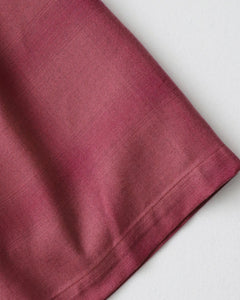 CHECK OPEN COLLAR SHIRT