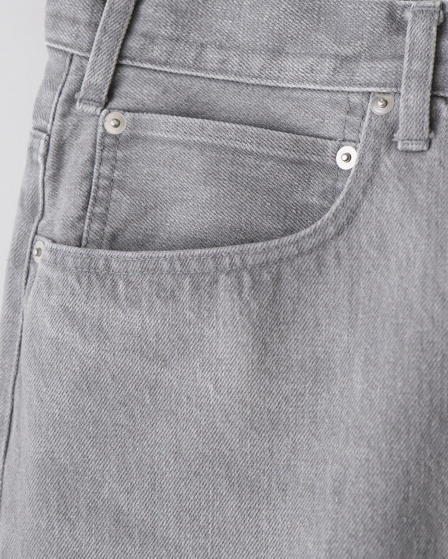 UNLIKELY TIME TRAVEL JEAN WIDE GRAY DENIM