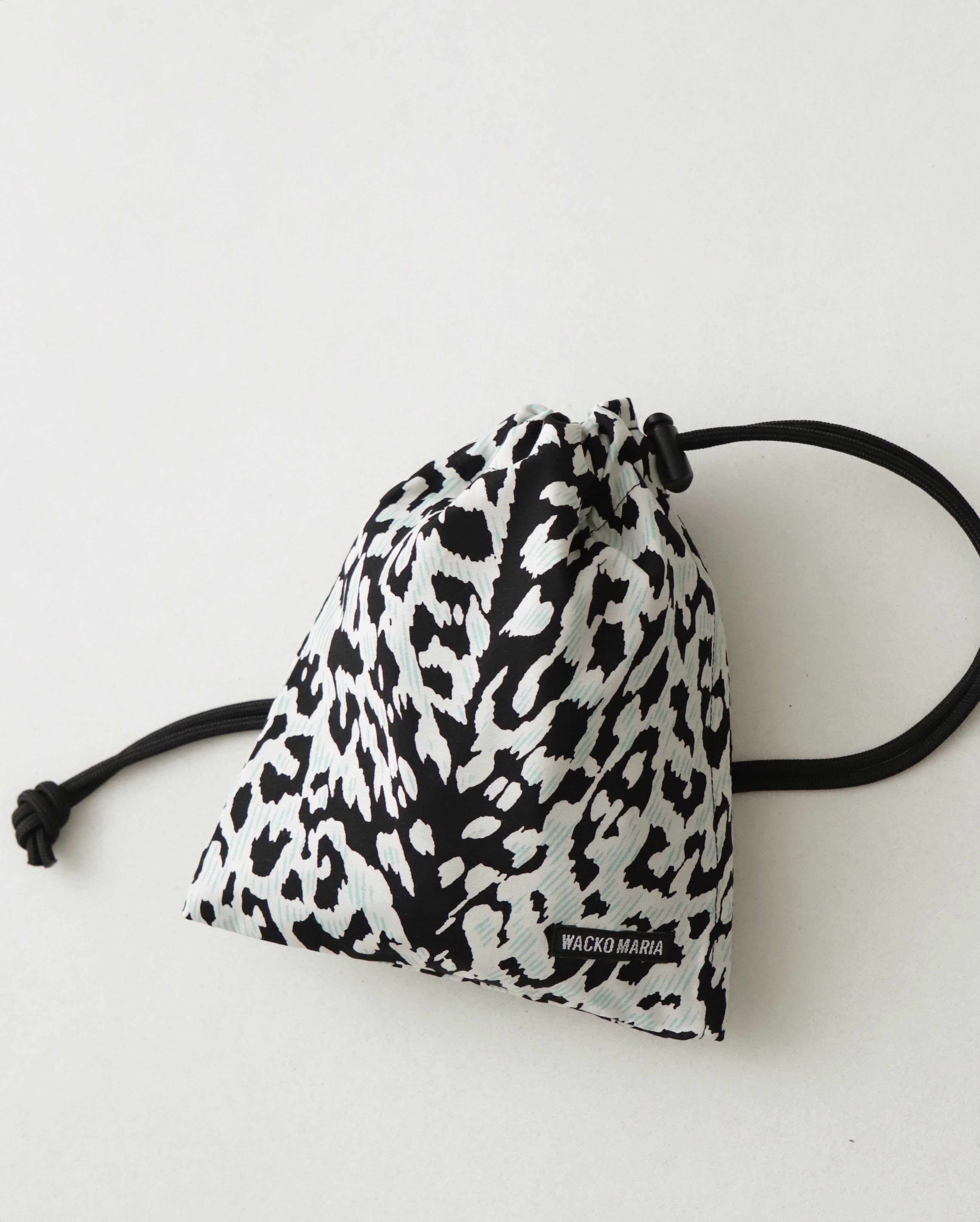 WACKO MARIA LEOPARD DRAWSTRING BAG – NCNR ONLINE STORE