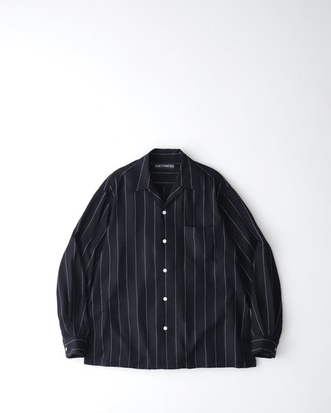 トップス WACKO MARIA STRIPED OPEN COLLAR SHIRT 70726f647563742f32303234303932