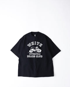 WHITE MOTORCYCLE BEARS CLUB T-SHIRT