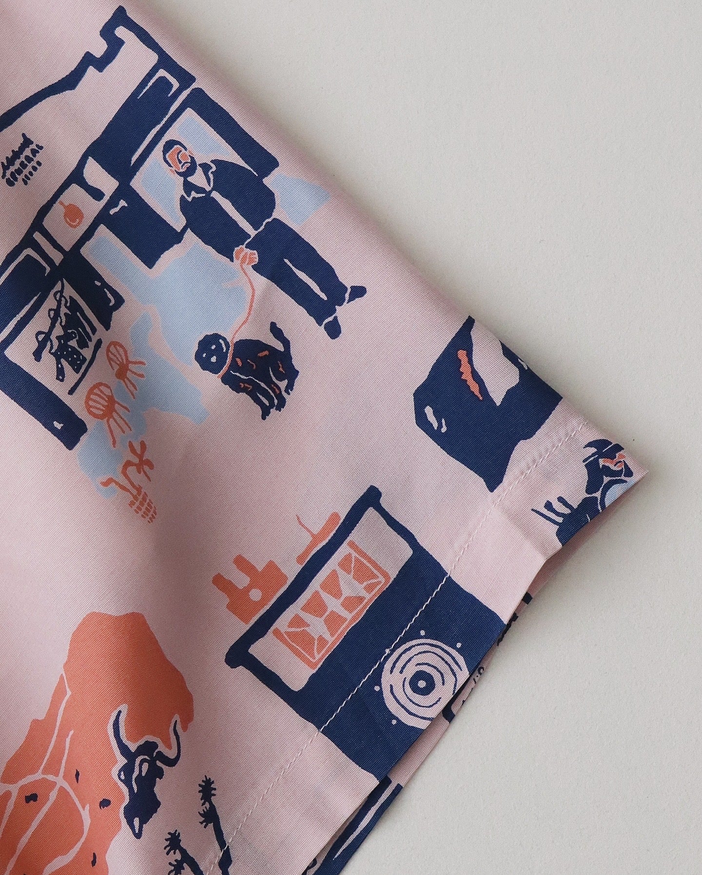 SOUVENIR SHIRT LOS ANGELES LIGHT PINK