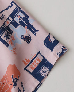 SOUVENIR SHIRT LOS ANGELES LIGHT PINK