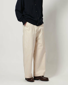 COTTON SATIN BAGGY PANTS
