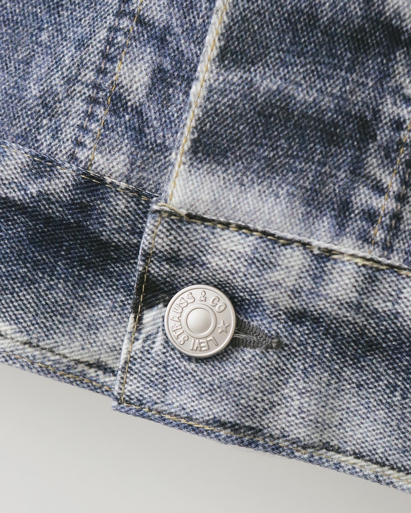 BerBerJin × Levi’s 70505 TRIPLE NAME DENIM PRINT JACKET