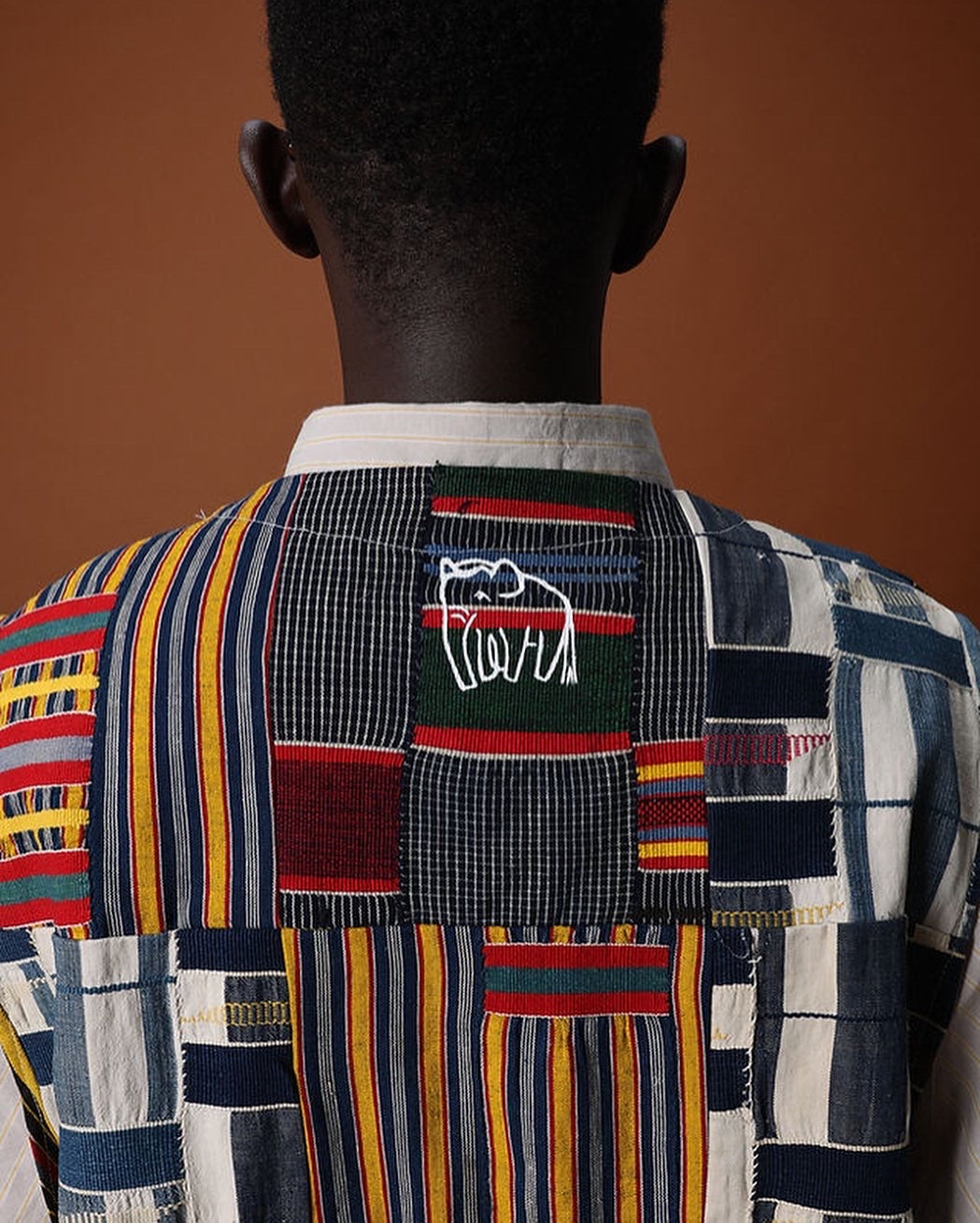 APRON IN EWE KENTE TWO