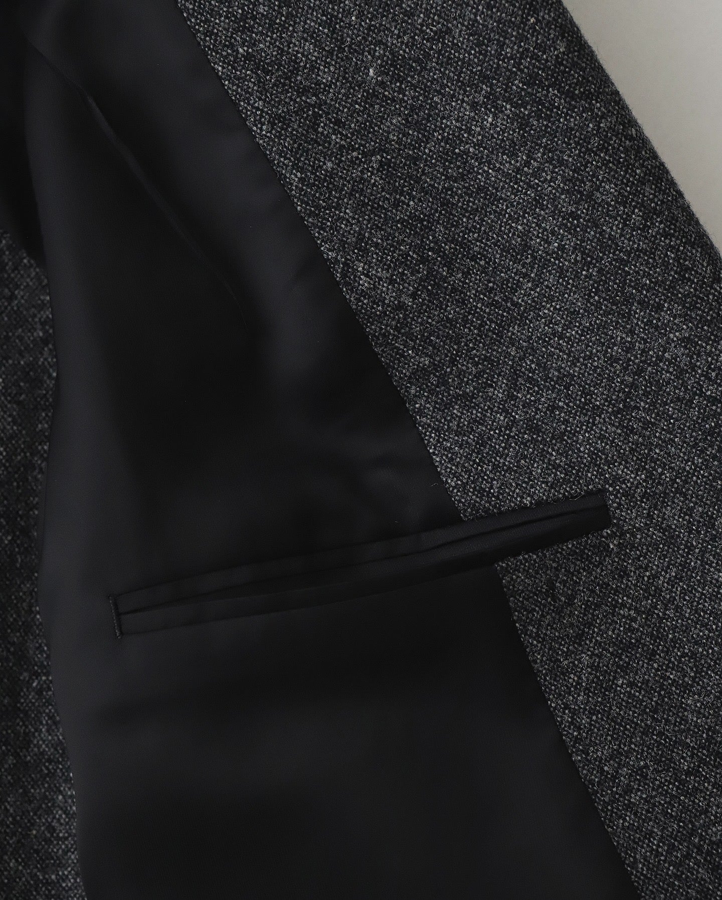 FLAP POCKET BLAZER｜SOFT TWEED